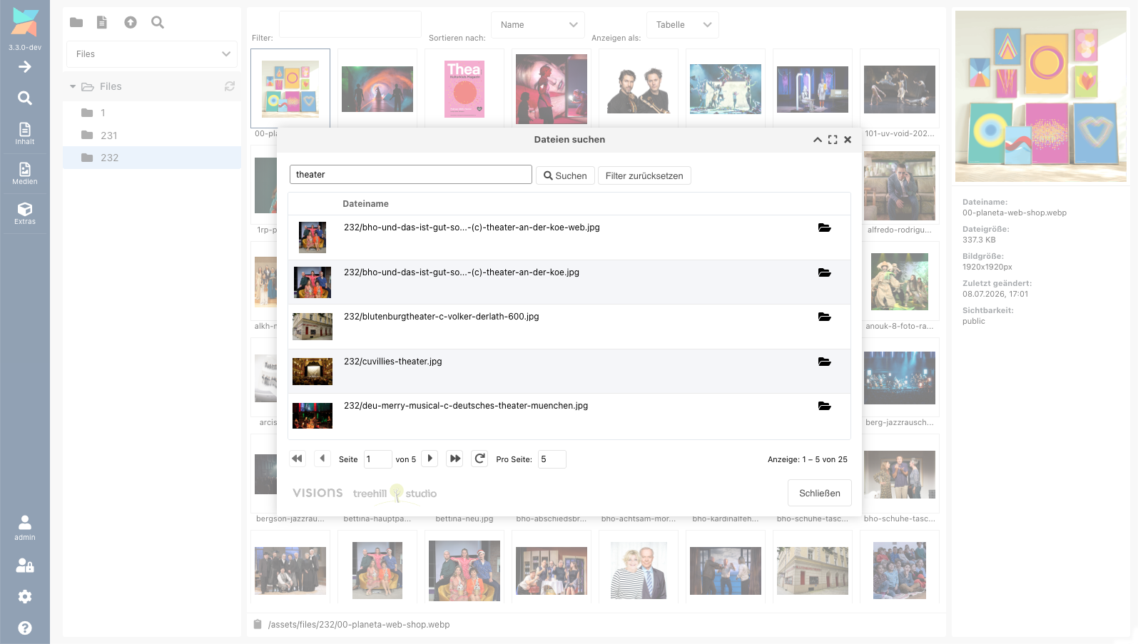 Search window